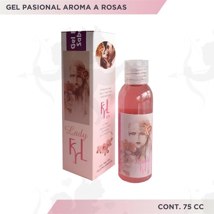 Cód: CR L ROSA - Gel Pasional aroma a rosas 75cc - $ 1680